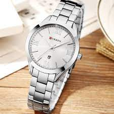 CURREN Original Brand Stainless Steel Band Wrist Watch For Men With Brand (Box & Bag)-8427
